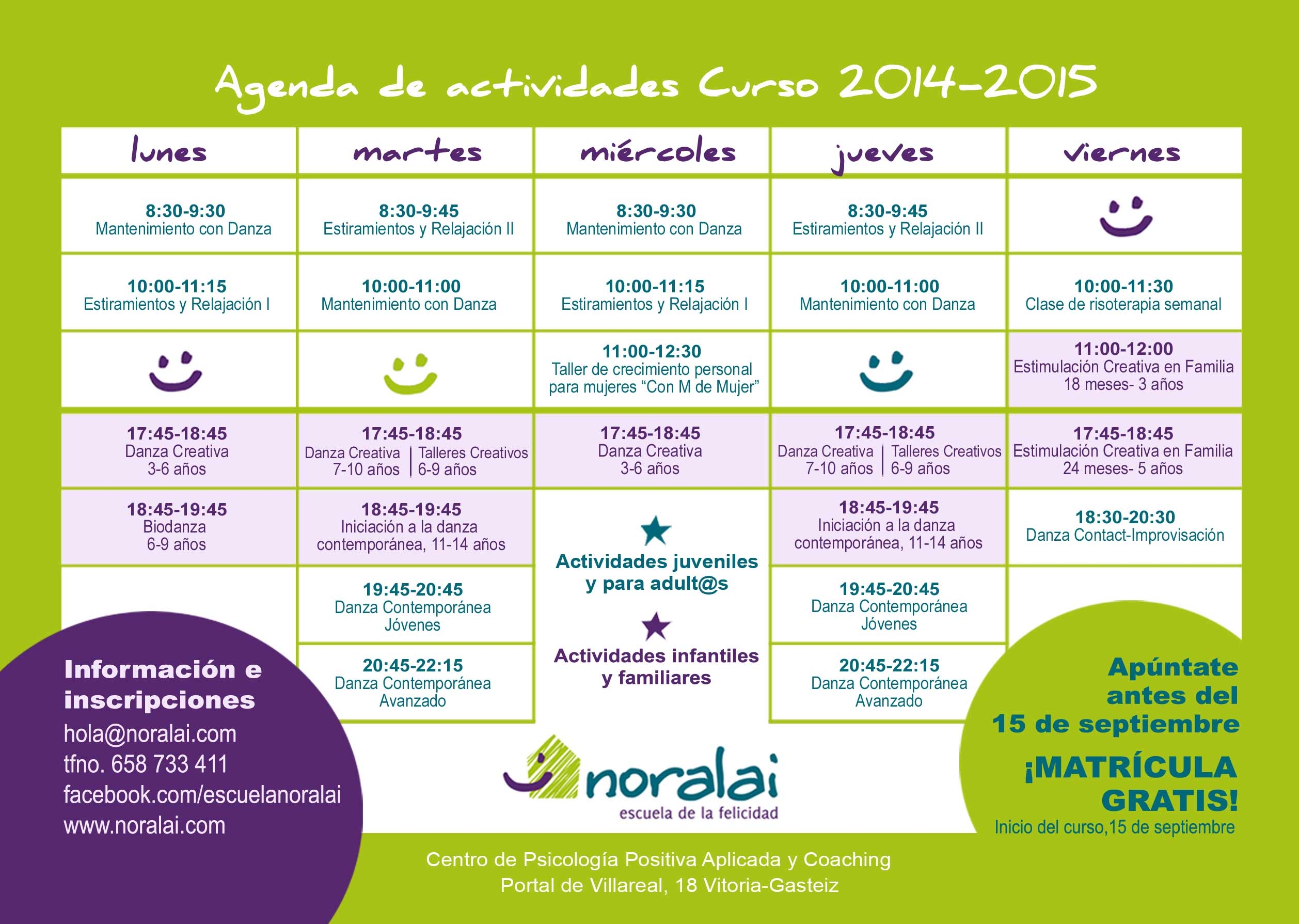 ACTIVIDADES 2014-2015